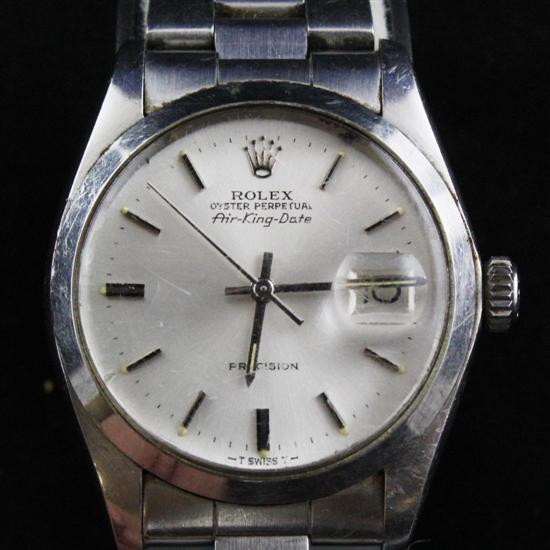 A gentleman s stainless steel Rolex 171441