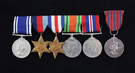 A George Medal and WWII five medal 171449