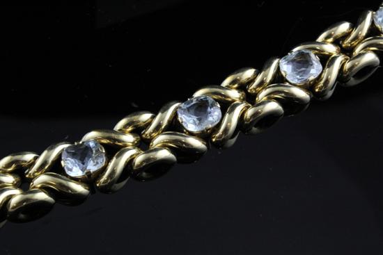 A 1950 s 14ct gold and aquamarine 171461