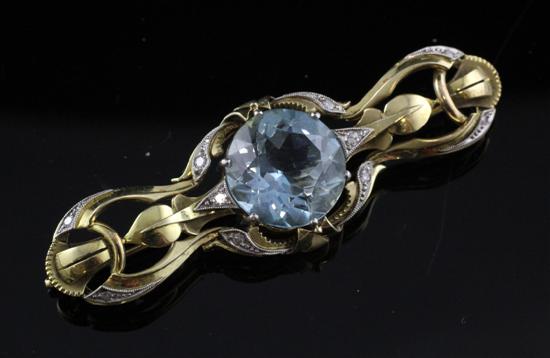 A continental gold aquamarine and 171462