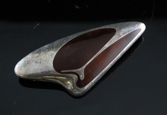 A Georg Jensen silver and enamel 171482