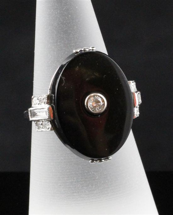 An 18ct white gold diamond and 171484