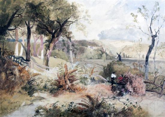 James Baker Pyne (1800-1870) watercolour