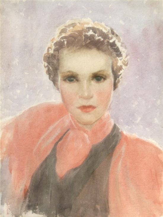 Evelyn Lina Beccles (b.1888) watercolour