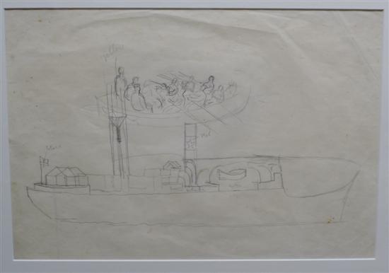 Eric Ravilious 1903 1942 pencil 17154b