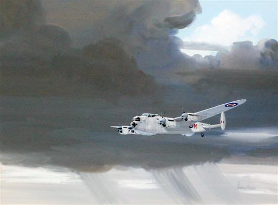 Frederick Searle gouache 38 Squadron 17155e