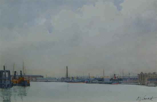 Douglas Ion Smart watercolour Limehouse