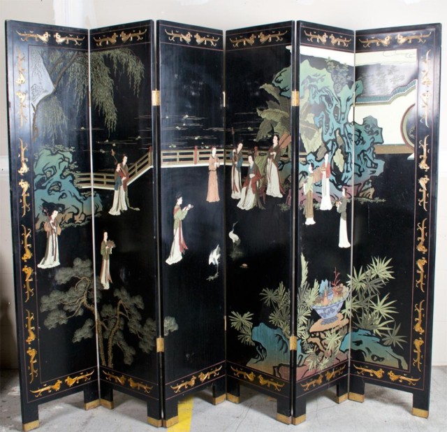 Chinese Polychromed Carved Lacquered 171598