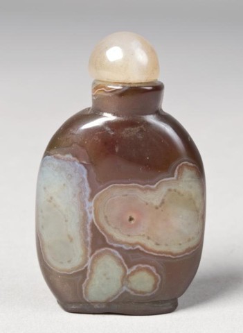 Chinese Carved Agate Snuff Bottlefinely 1715b3