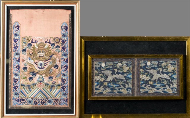 (2) Chinese Silk EmbroideriesOne finely