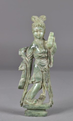 Chinese Carved Jade FigurineCarved to