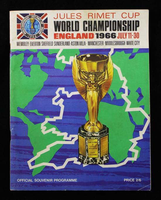 A 1966 football World Cup souvenir