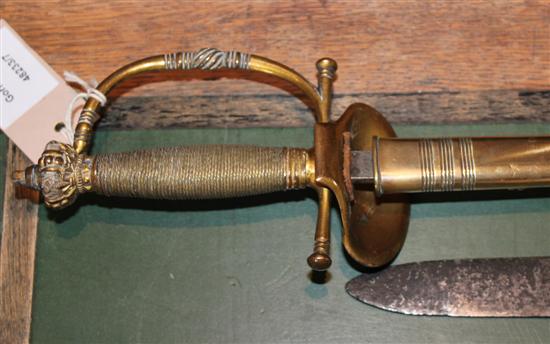 A regulation court sword for a 1716f8