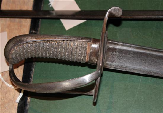 An unusual cavalry officer's sword
