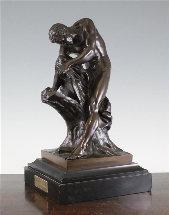 A late 19th century French bronze figure