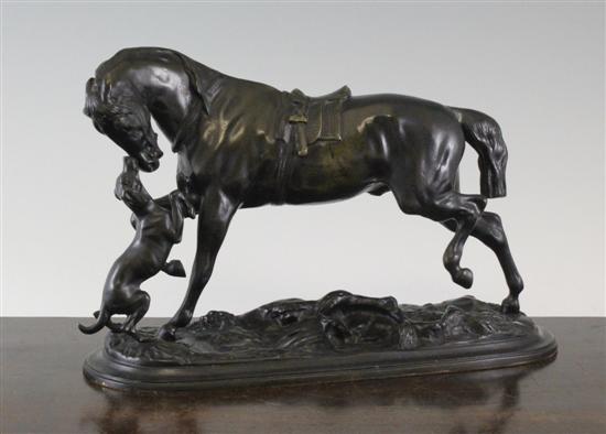 An early 20th century French bronze