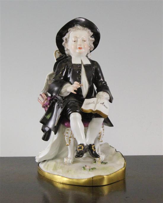 A rare Meissen figure of Cupid 17177a