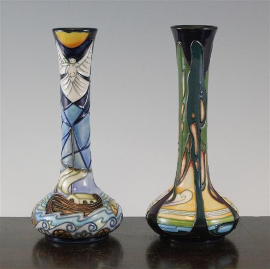 Two Moorcroft bottle vases the 171794