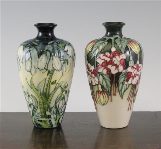 Two Moorcroft small ovoid vases