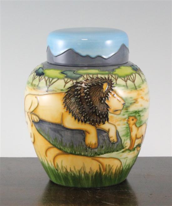 A Moorcroft Pride of Lions pattern 171792