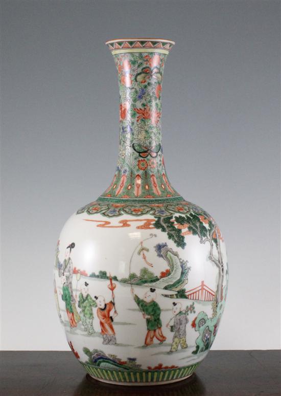 A Chinese famille verte bottle 1717d7