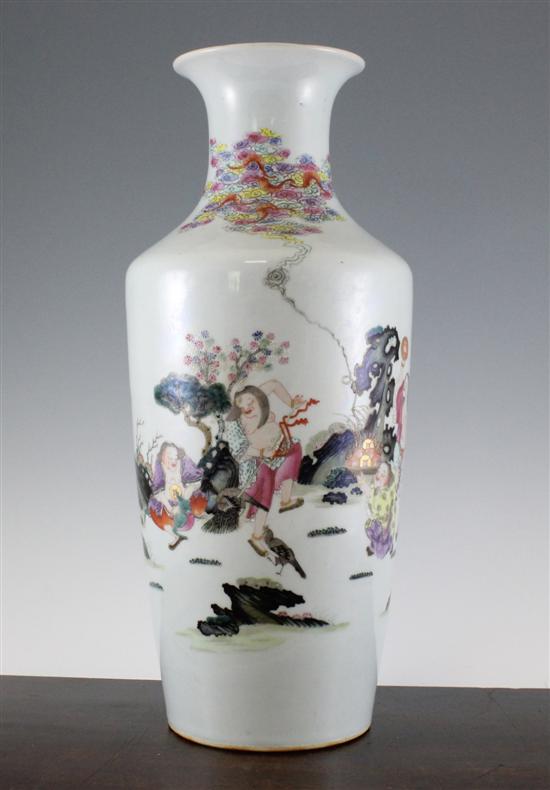 A Chinese famille rose tapering 1717ea