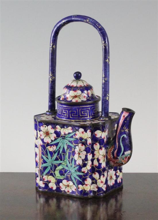 A Chinese Canton enamel wine pot 171811