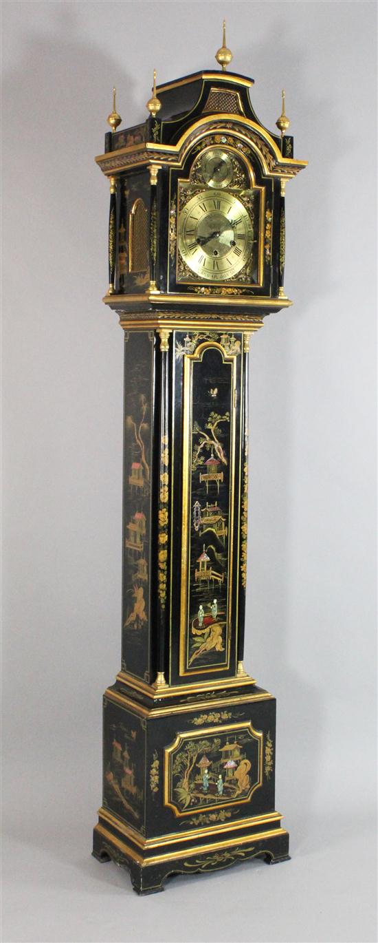 A modern chinoiserie black lacquered 171840