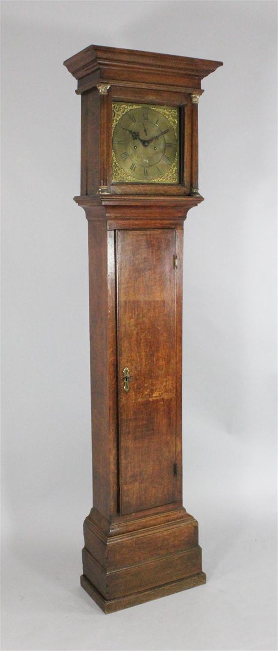 A George III oak eight day longcase 17183b