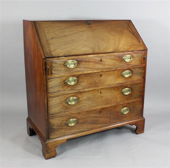 A George III mahogany bureau with 171885