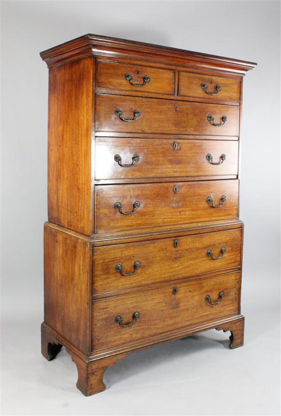 A George III mahogany chest on 171886