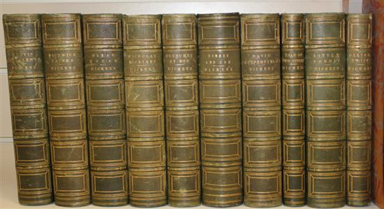 DICKENS C THE WORKS ten vols 171927