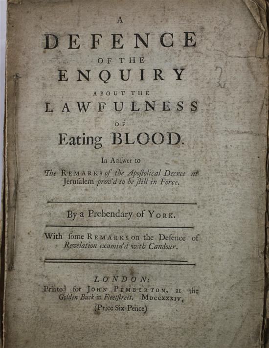PEMBURY OF YORK A DEFENCE OF THE 17192d