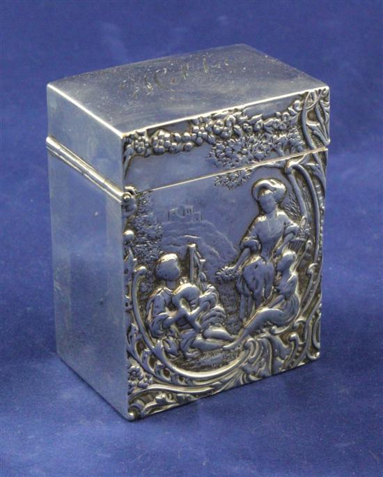 A late Victorian silver miniature 17194f
