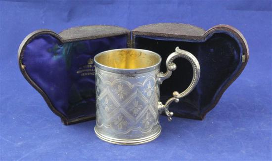 A cased Victorian silver christening 171963