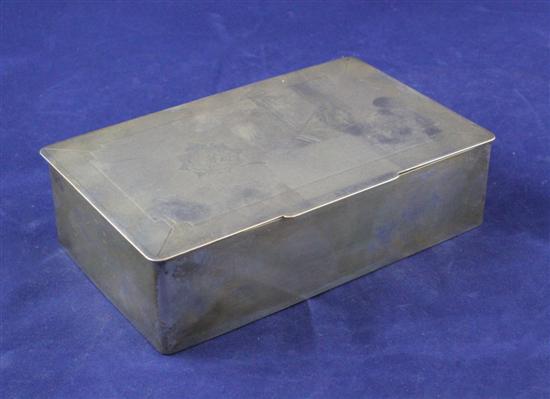 A 1940 s silver rectangular cigarette 171966