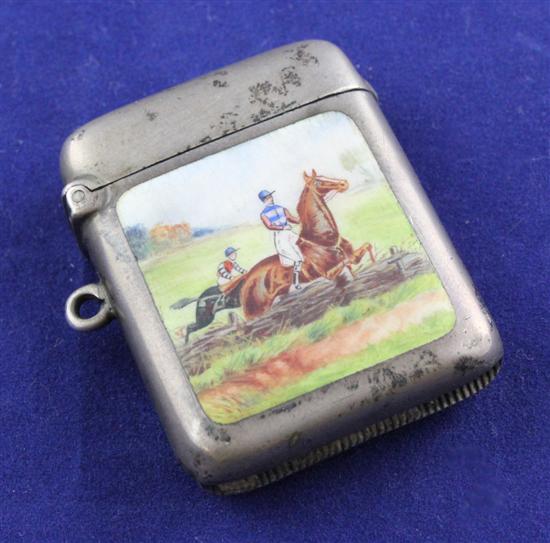 An Edwardian silver and enamelled 17197b