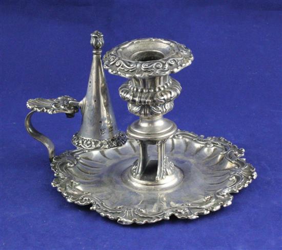 A George IV silver chamberstick 1719ba