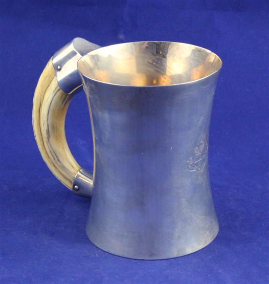 A late Victorian silver mug with 1719be