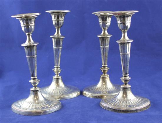 A set of four late Victorian silver 1719cc