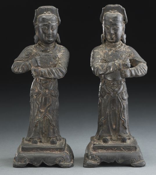 Pr Chinese Ming bronze figuresdepicting 174125