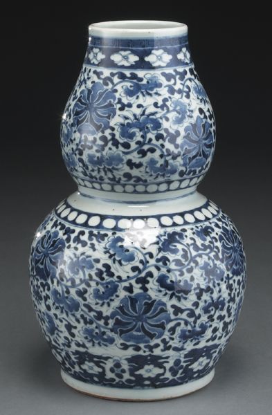 Chinese Qing blue and white double 174145