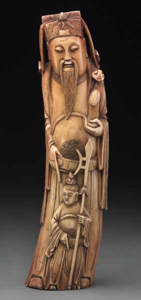 Chinese Qing carved ivory immortal 174164