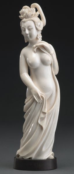 Chinese carved ivory figure(International