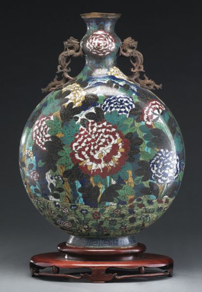 Chinese Qing Qianlong cloisonne