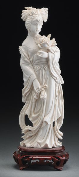 Chinese carved ivory figure(International