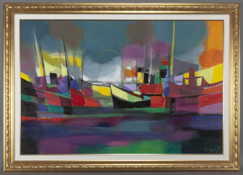 Marcel Mouly ''Chalutiers au large''