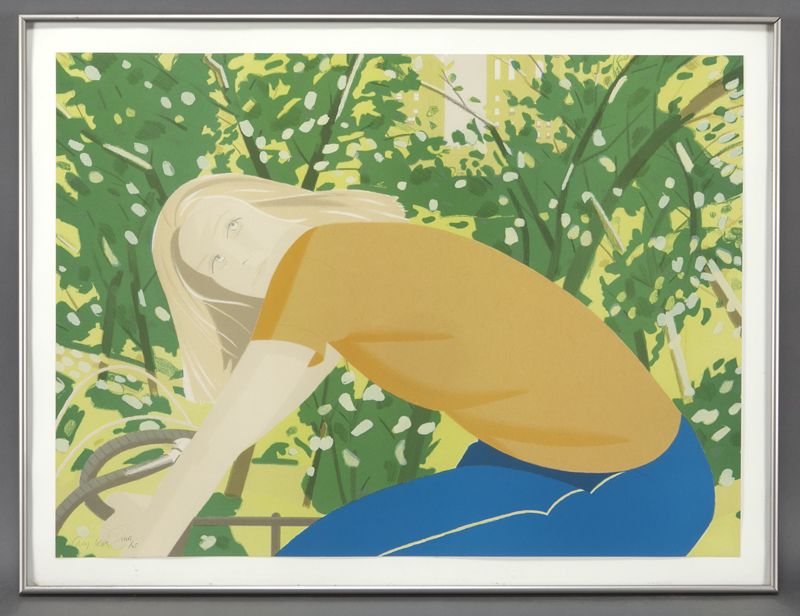 Alex Katz Bicycle Rider color 1741df