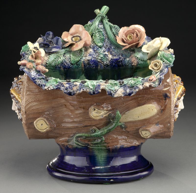 Francois Maurice majolica jardiniere 174202