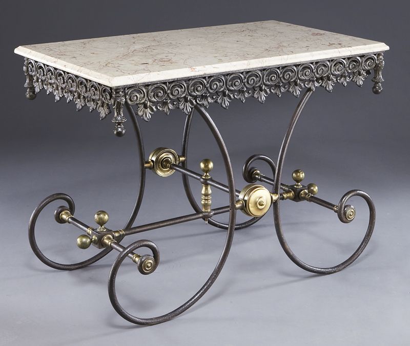 French cast iron and marble top 174208